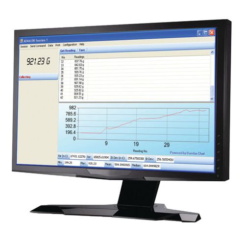 Software di analisi - AdamDU - Adam Equipment Co   - di gestione dati / di controllo / di acquisizione
