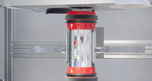 Impianto di posta pneumatica di scarico - Aerocom - da laboratorio / automatico