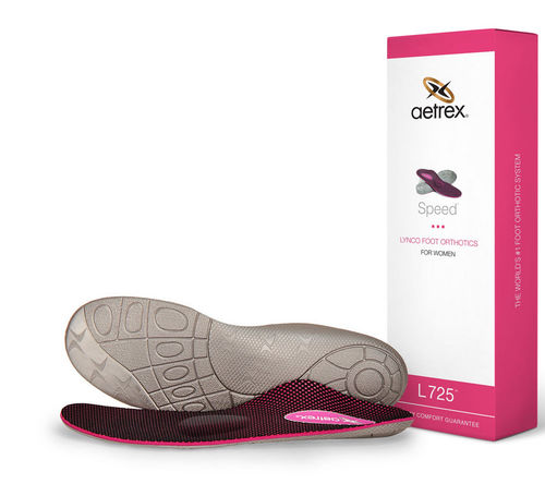 Soletta ortopedica con cuscinetti per tallone - L725  - Aetrex Worldwide  - con supporto per arco longitudinale / con cuscinetto plantare / per fascite plantare