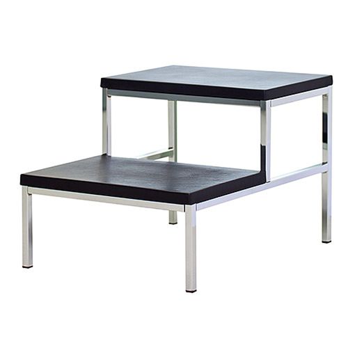 Predellino 2 gradini - FA-2000/2 - AGA Sanitätsartikel - in acciaio inossidabile / antiscivolo
