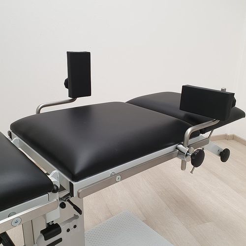 Poggiaspalla per tavolo operatorio - SSH-3010 - AGA Sanitätsartikel - per adulti / ad altezza regolabile / in acciaio inossidabile