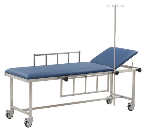 Barella con carrello per diagnostica per immagini - AWL-3065/VA - AGA Sanitätsartikel - per MRI / manuale / con schienale regolabile