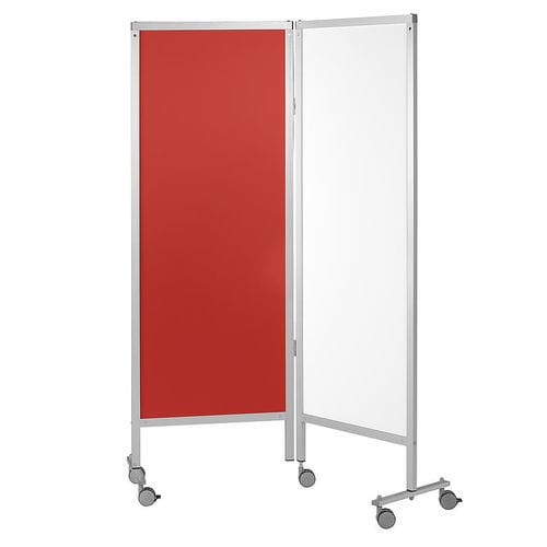 Paravento medicale mobile - PV-3002/LR - AGA Sanitätsartikel - pieghevole / con supporto murale / 2 pannelli