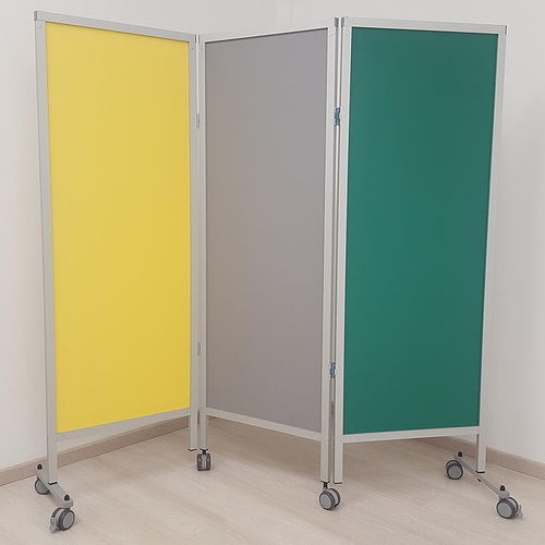 Paravento medicale mobile - PV-3003/LR - AGA Sanitätsartikel - pieghevole / con supporto murale / 3 pannelli