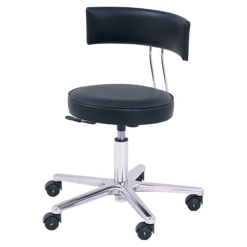 Sgabello chirurgico - DS series - AGA Sanitätsartikel - ad altezza regolabile / girevole / con schienale
