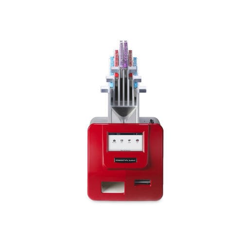 Sistema di etichettatura per tubi da laboratorio - Mispa Label - Agappe Diagnostics Switzerland GmbH - automatizzato / di codici a barre