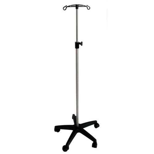 Asta portaflebo con rotelle - Agencinox - 2 ganci / telescopica