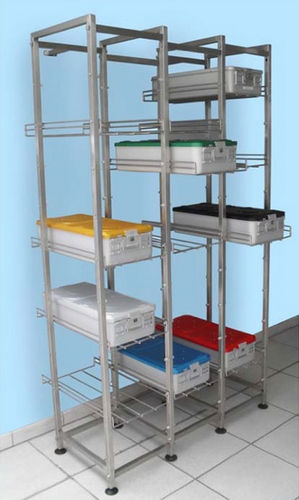 Rack di stoccaggio - Agencinox - modulare / in acciaio inossidabile