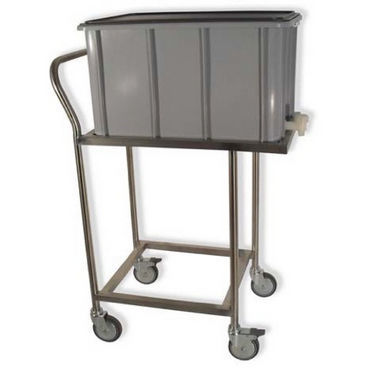 Carrello medico - Agencinox - per materiale sterile / di trasporto / in acciaio inossidabile