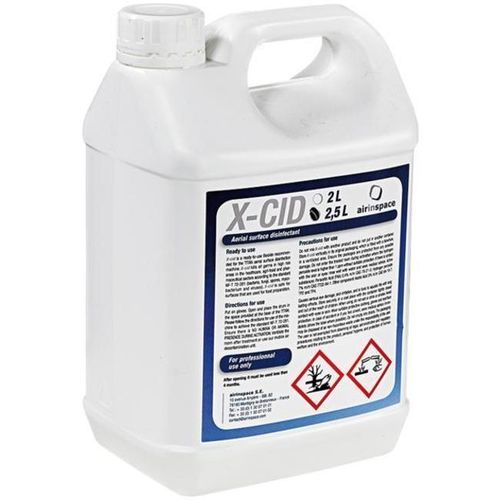 Disinfettante per pavimenti e altre superfici - X-CID - airinspace - per mobili ospedalieri / per banchi da laboratorio / liquido