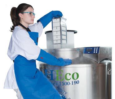 Congelatore da laboratorio - MVE HEco™ series - Chart Industries - contenitore / criogenico