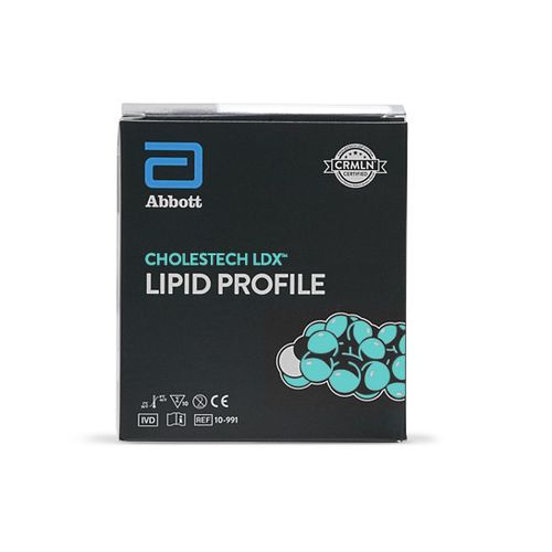 Test rapido per malattie cardiovascolari - Cholestech LDX™ - Abbott - del colesterolo / trigliceridi / lipidi