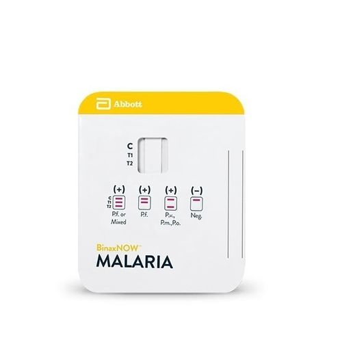 Test rapido della malaria - BINAXNOW™ - Abbott - per antigeni / di Plasmodium / di sangue totale
