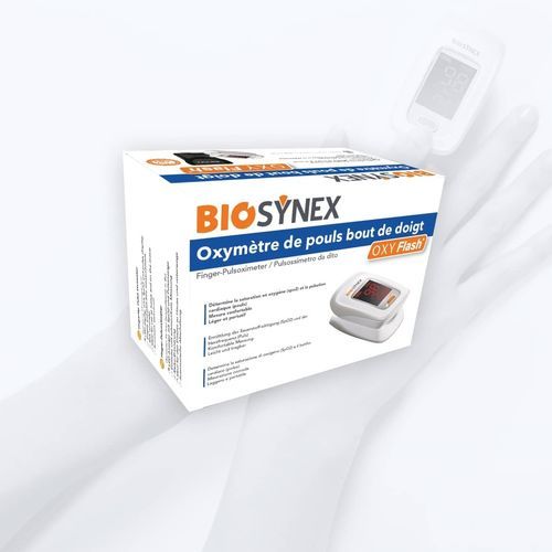 Pulsossimetro da dito - Oxy Flash - BIOSYNEX - medico / bianco