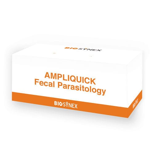 Test rapido di parassiti - AMPLIQUICK® - BIOSYNEX - per malattie infettive / per feci / automatico