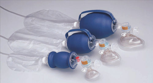 Rianimatore manuale in gomma - L670 series - Allied Healthcare Products - con valvola PEEP / con maschera / monouso