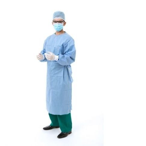 Camice chirurgico unisex - Allmed Medical Products   - in tessuto non tessuto / blu