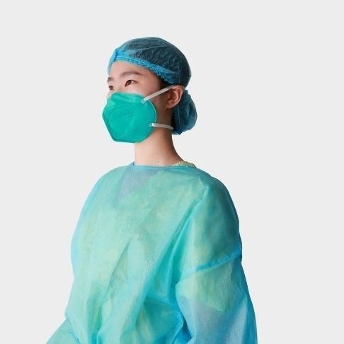 Camice chirurgico unisex - Allmed Medical Products   - bianco / blu / verde