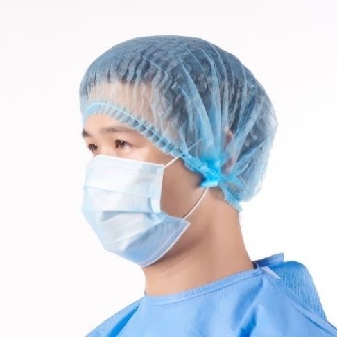 Cuffia chirurgica rotonda - Allmed Medical Products   - in polietilene / in tessuto non tessuto / monouso