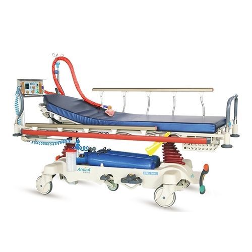 Barella con carrello passamalati - ETB-3 - Ambulanc Shenzhen Tech - di emergenza / per convalescenza / idraulica