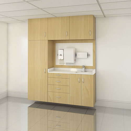 Struttura per muri per strutture sanitarie - NuLook Casework - Amico - prefabbricata