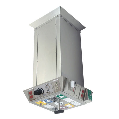 Colonnina di distribuzione a soffitto - C-COL-MAN-CH-RR - Amico - per terapia intensiva / ad altezza regolabile