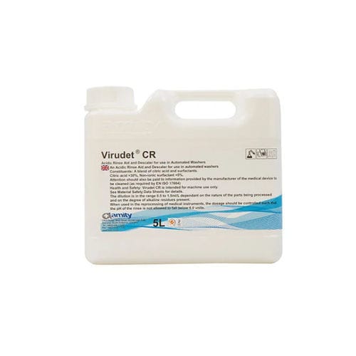 Disinfettante per strumenti chirurgici - VIRUDET CR - Amity International - per vetri / liquido / 5000 ml