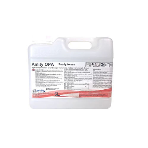 Disinfettante per strumenti chirurgici - OPA - Amity International - per endoscopi / liquido / 5000 ml
