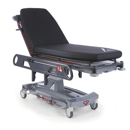 Barella con carrello da trasporto - QA3™ - Anetic Aid - di emergenza / manuale / ad altezza regolabile