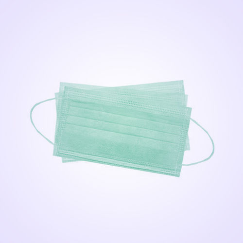 Mascherina chirurgica in polipropilene - MS-17 series - Angiplast - senza lattice / per adulti / verde