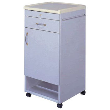 Comodino con rotelle - APC-8036 - Apex Health Care - con cassetti / con armadietto