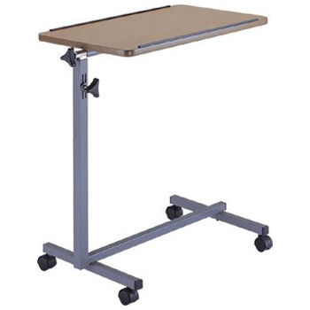 Tavolino servitore con rotelle - APC-10211 - Apex Health Care - ad altezza regolabile / inclinabile