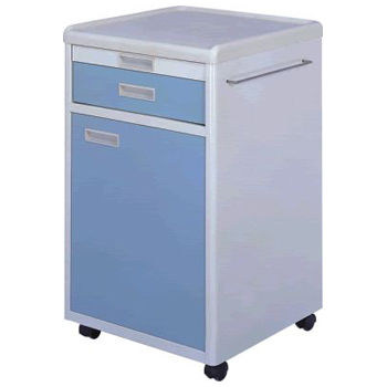 Comodino con rotelle - APC-8038 - Apex Health Care - con cassetti / con armadietto