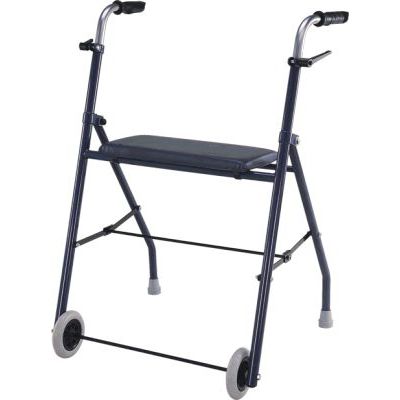 Deambulatore con 2 ruote - APC-30120 - Apex Health Care - ad altezza regolabile / con sedile