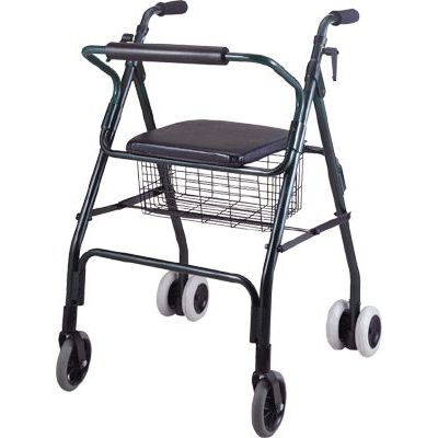 Deambulatore rollator a 4 ruote - APC-30198 - Apex Health Care - con sedile / con cestello / ad altezza regolabile