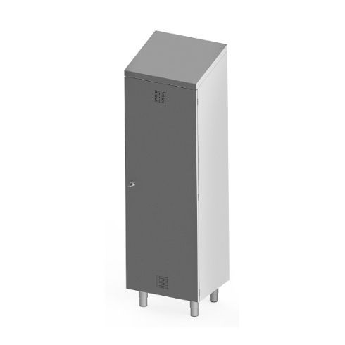 Armadio con ante battenti - MAC - ARCANIA DEPARTMENT SOFINOR - in acciaio inossidabile / 2 porte
