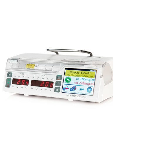 Pompa-siringa per anestesia - Volumed®µVP7000 - Arcomed AG Medical Systems - a 1 via / TCI / con connessione wireless