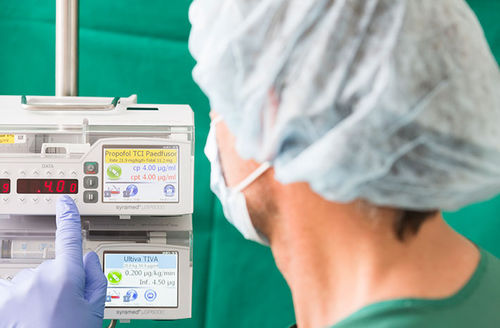 Pompa-siringa per anestesia - Volumed®µVP7000 Chroma  - Arcomed AG Medical Systems - a 1 via / TIVA