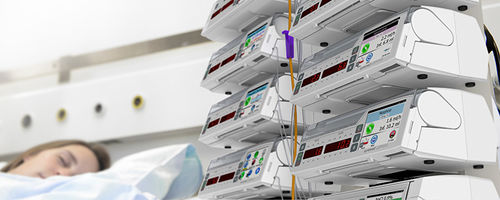 Pompa di perfusione a 1 via - Syramed®µSP6000 Chroma  - Arcomed AG Medical Systems - programmabile