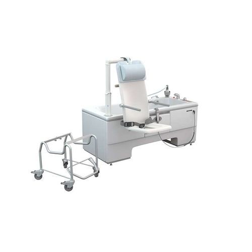 Vasca da bagno ospedaliera elettrica - Malibu®  - Arjo - con sedile elevatore / con seduta da bagno / regolabile in altezza