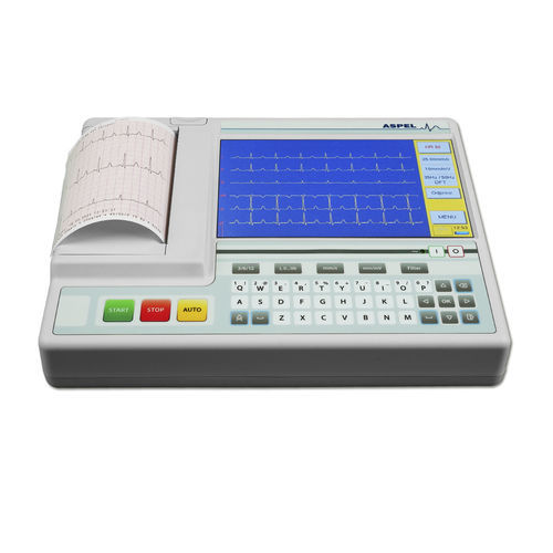 Elettrocardiografo da riposo - GREY v.07.205 - ASPEL  - 12 canali / digitale / con stampante