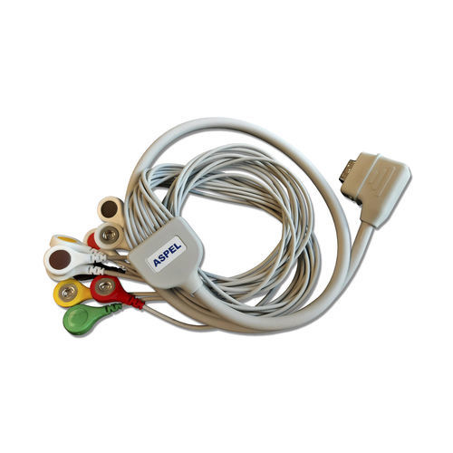 Cavo ECG per Holter cardiaco - KRH-712 v.322 - ASPEL  - 10 fili