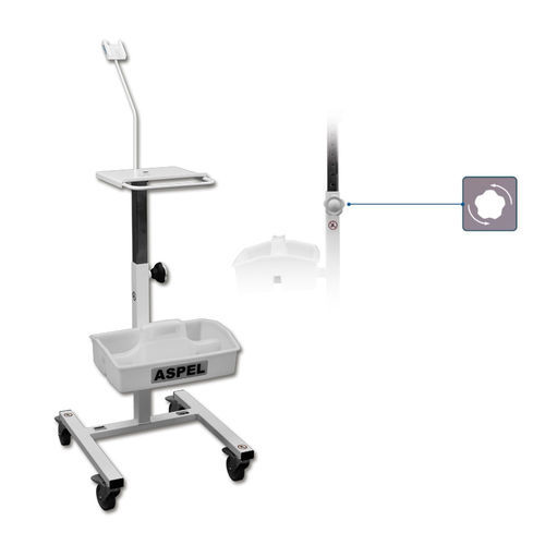 Carrello medico - WB-5 v.005 - ASPEL  - per ECG / di trasporto / con ripiano