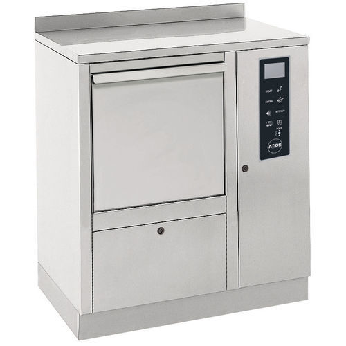 Lavastrumenti a termodisinfezione per padelle igieniche - AF2.90BG - AT-OS   - da terra / con generatore di vapore / con pompette dosatrici per l'addolcimento dell'acqua