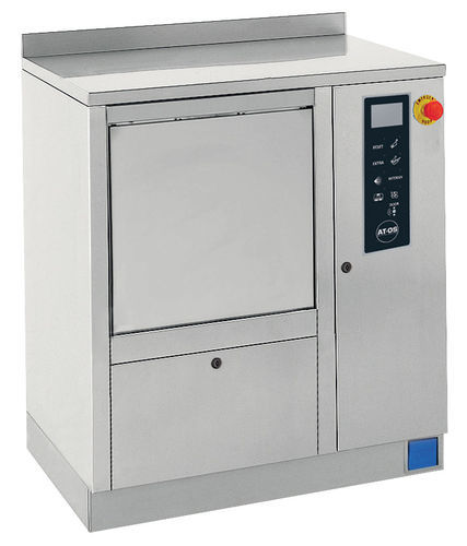 Lavastrumenti a termodisinfezione per padelle igieniche - AF2.90BAG - AT-OS   - da terra / con generatore di vapore / con pompette dosatrici per l'addolcimento dell'acqua