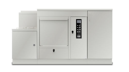 Lavastrumenti a termodisinfezione per padelle igieniche - AF2.180B - AT-OS - da terra / con generatore di vapore / con pompette dosatrici per l'addolcimento dell'acqua