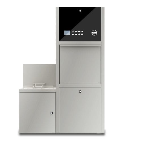 Lavastrumenti a termodisinfezione per padelle igieniche - AF2.105M - AT-OS - da parete / con generatore di vapore / con pompette dosatrici per l'addolcimento dell'acqua