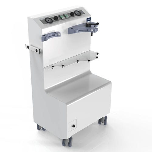 Aspiratore chirurgico elettrico - Twin Record 55 - ATMOS MedizinTechnik - con rotelle