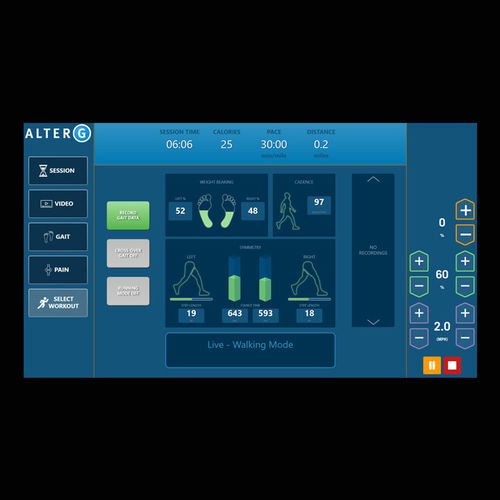 Software riabilitazione - STRIDE SMART - AlterG - medico / per valutazione dell’andatura / per reportistica