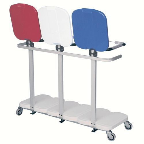 Carrello portabiancheria per sacchi sporchi - 3800 MA - Alvi - medico / da trasporto / 3 sacchi
